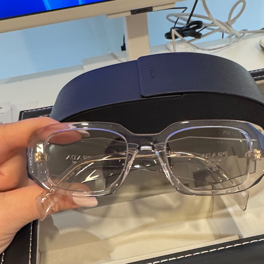 Prada Clear Square sunglasses